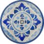Mosaic Pedestal Plant Stand – Cape May – 22″